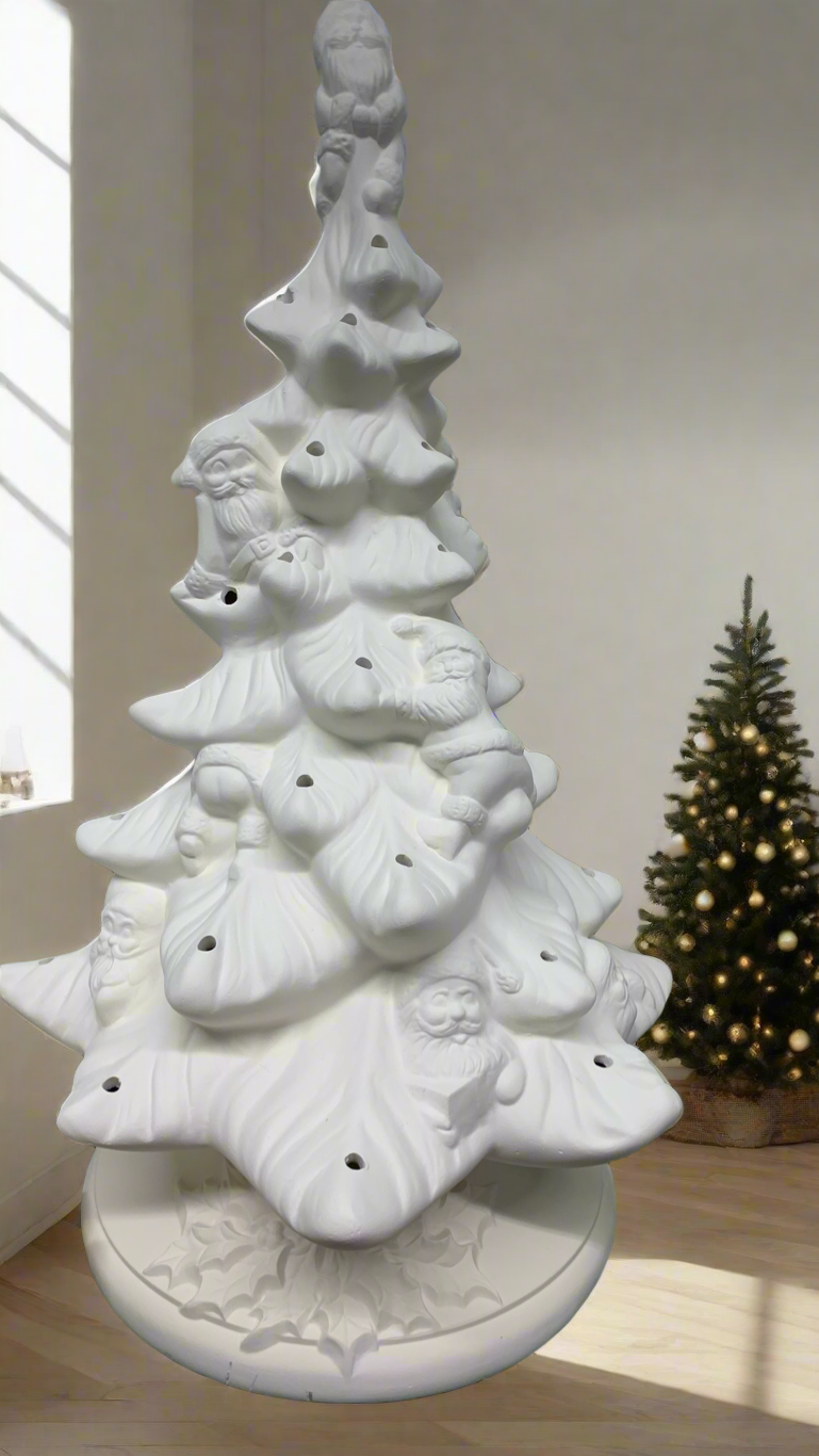 Santa Tree Ready to Paint 19”